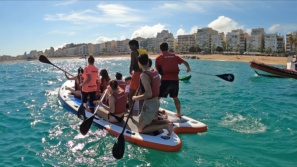 BIG PADDLE Paddle Surf XXL Kayak y Paddle Surf Club Vela Blanes