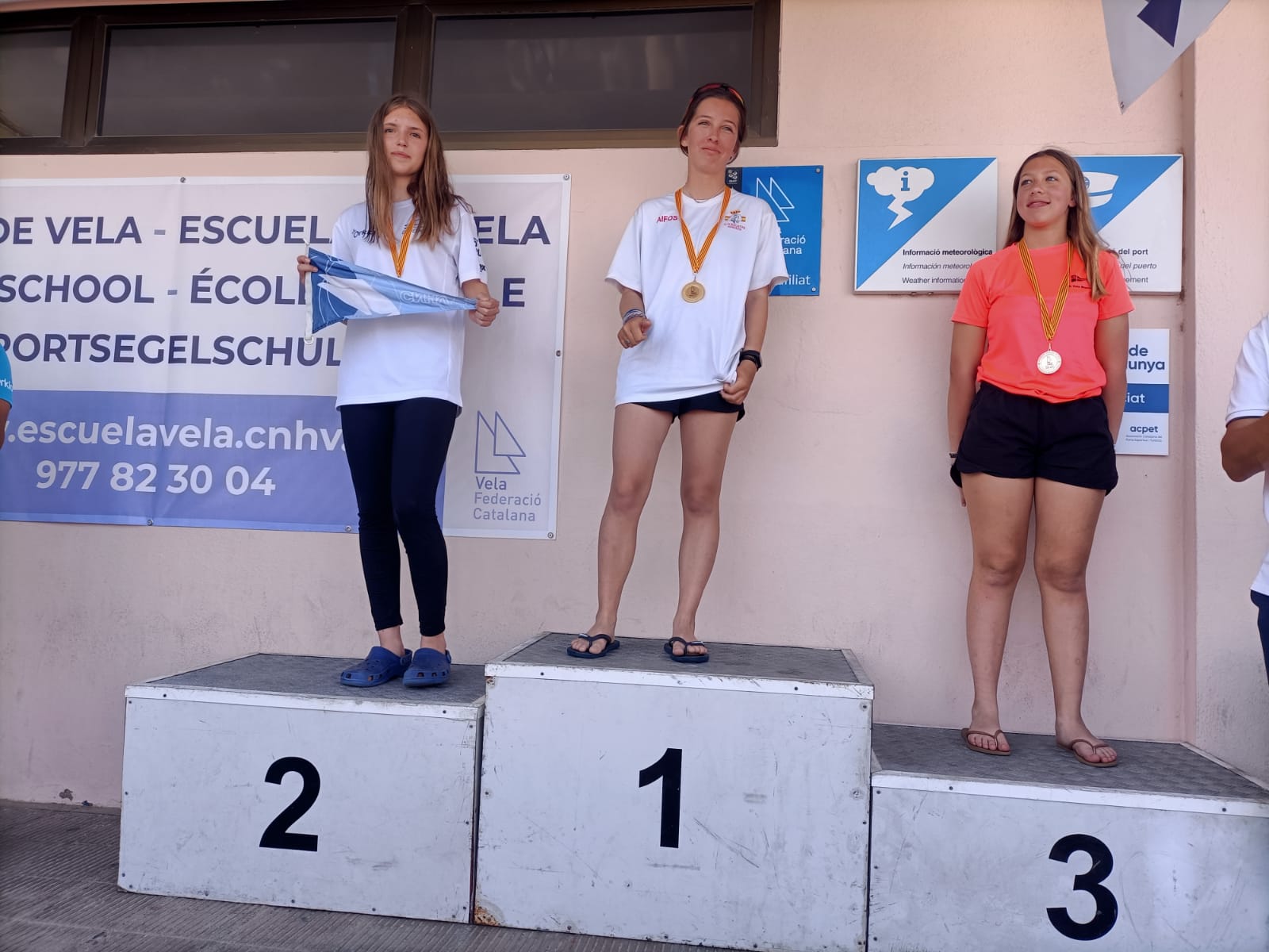 Emma Casadevall 3ª sub-16 en el Campeonato de Cataluña Optimist Grupo-B