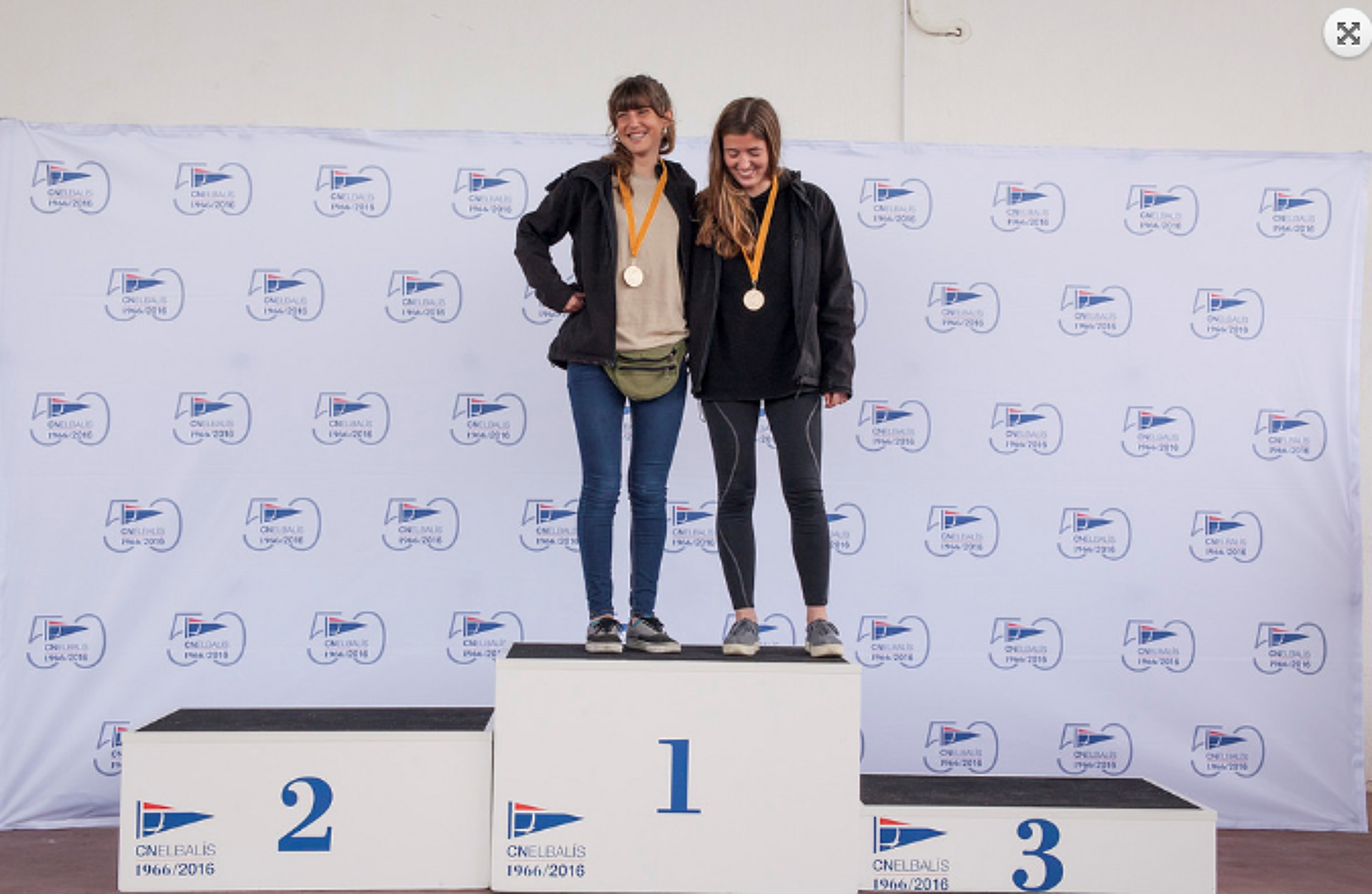 Anna Gimeno e Irene Casañé Campiones femenines de Catalunya de la classe 420 al VII Velanium Trophy del CN Balís