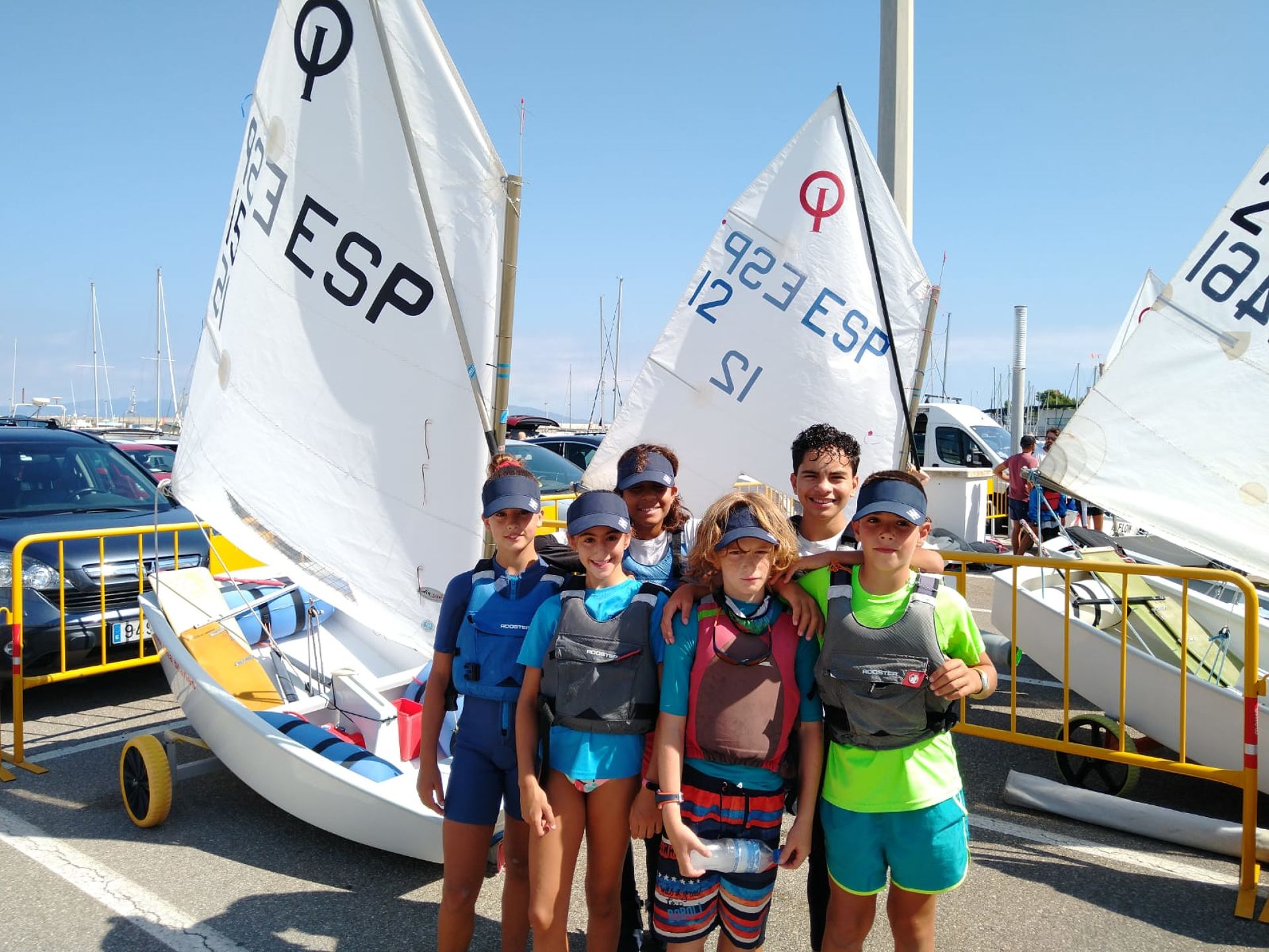 Bon debut dels optimist blanencs a la XIX ATENA REGATA Campionat Catalunya G-3