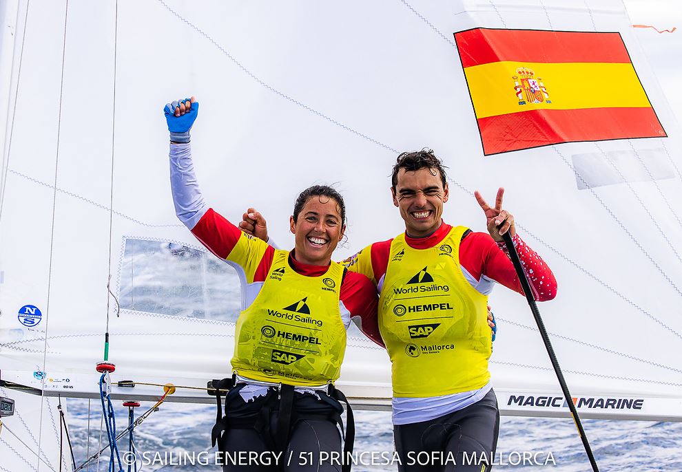 Jordi Xammar y Nora Brugman ganan el Trofeo Princesa Sofía Mallorca en 470.