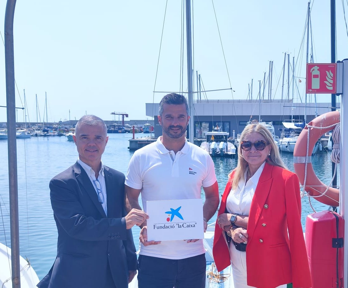 El Club de Vela Blanes vuelve a renovar su colaboración de ayuda de La Fundación La Caixa a través CaixaBank.