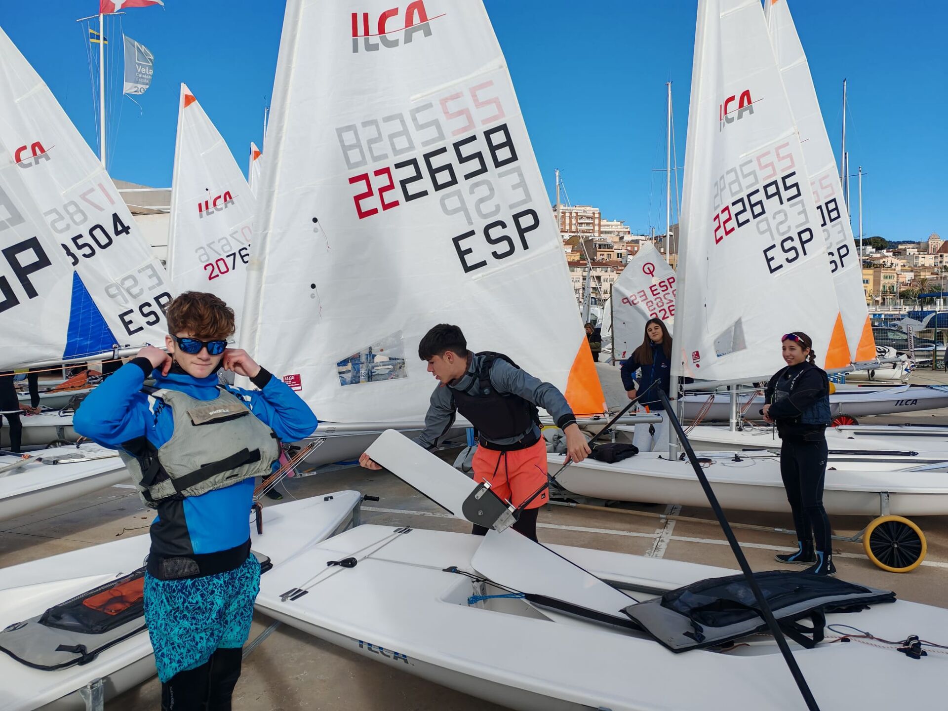 L’equip de ILCA 4 ha debutat aquest 2026 a Masnou.