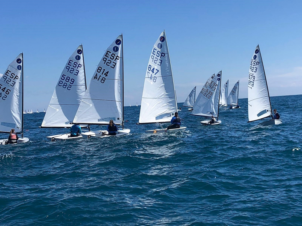 Els Europe del Club Vela Blanes participen a la N2 del Balís