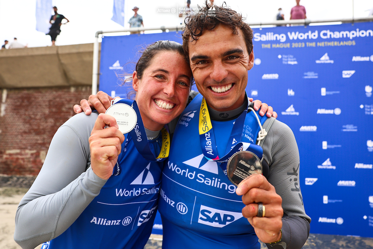 Nora Brugman y Jordi Xammar revalidan la plata al Mundial de 470 en La Haya