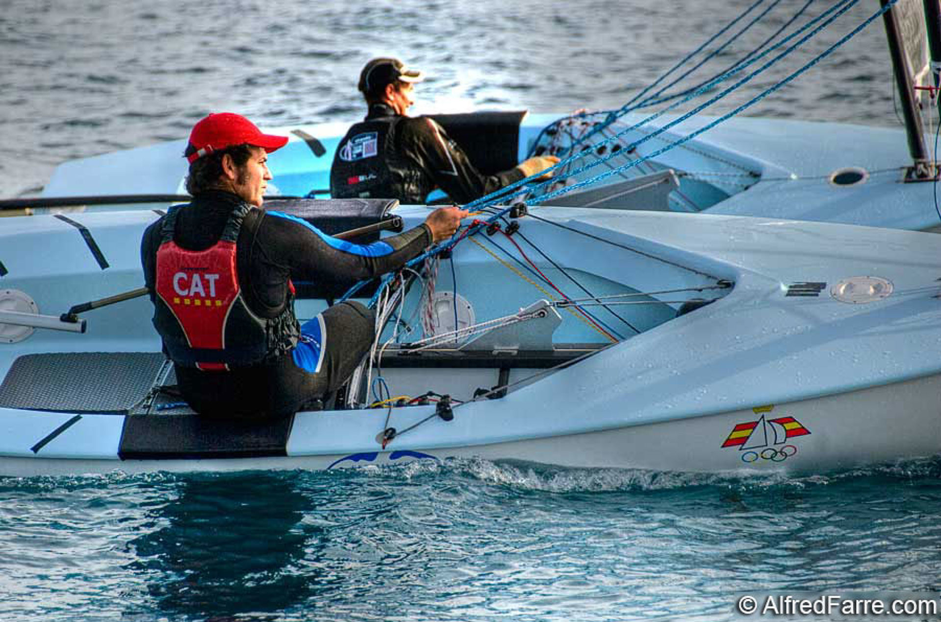 El Club Vela Blanes preparat per al campionat d'Espanya de Europe i Finn