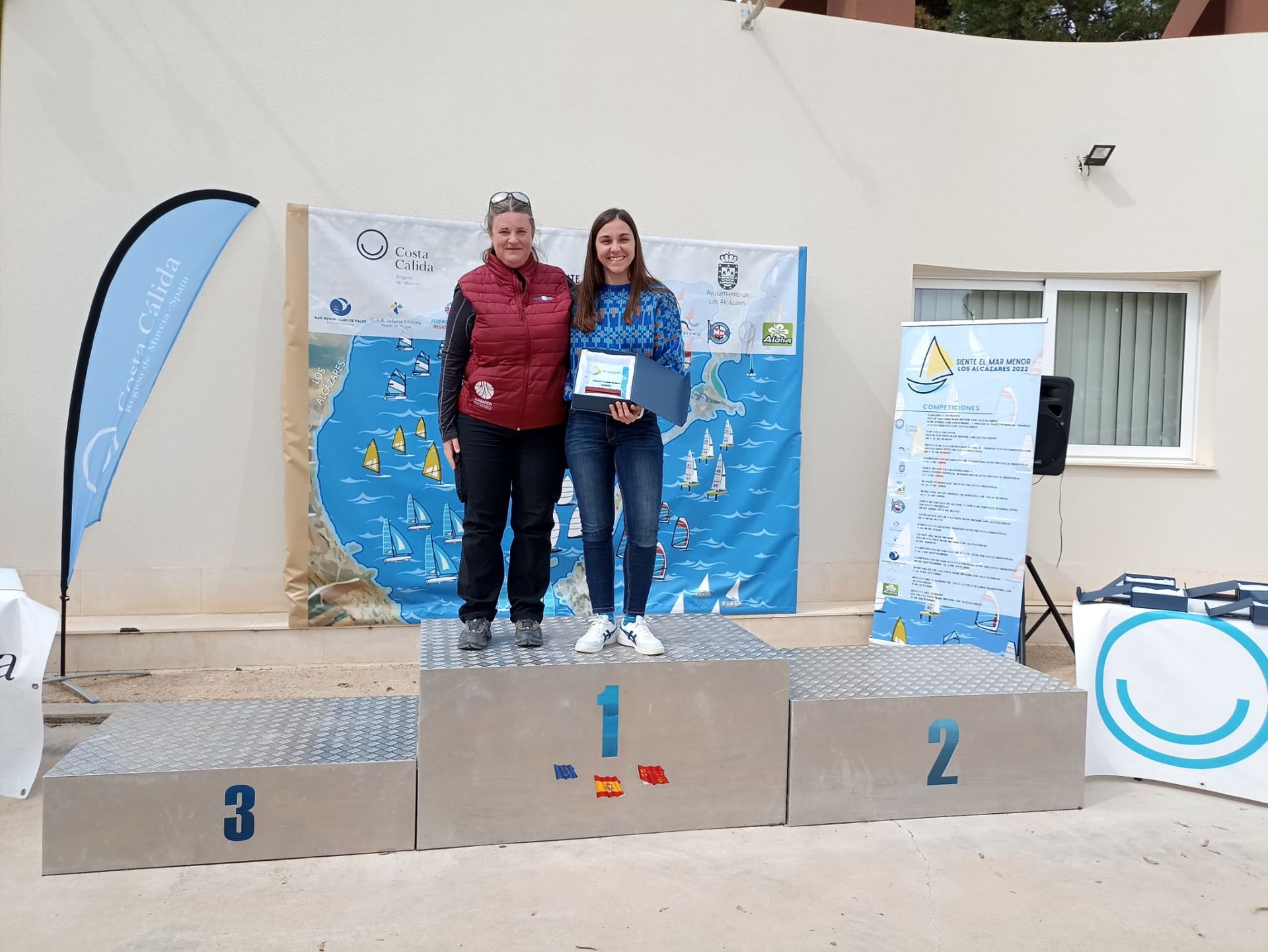 Laura Cabezas guanyadora de la primera part de la Copa d’Espanya de Raceboard en categoria femenina.