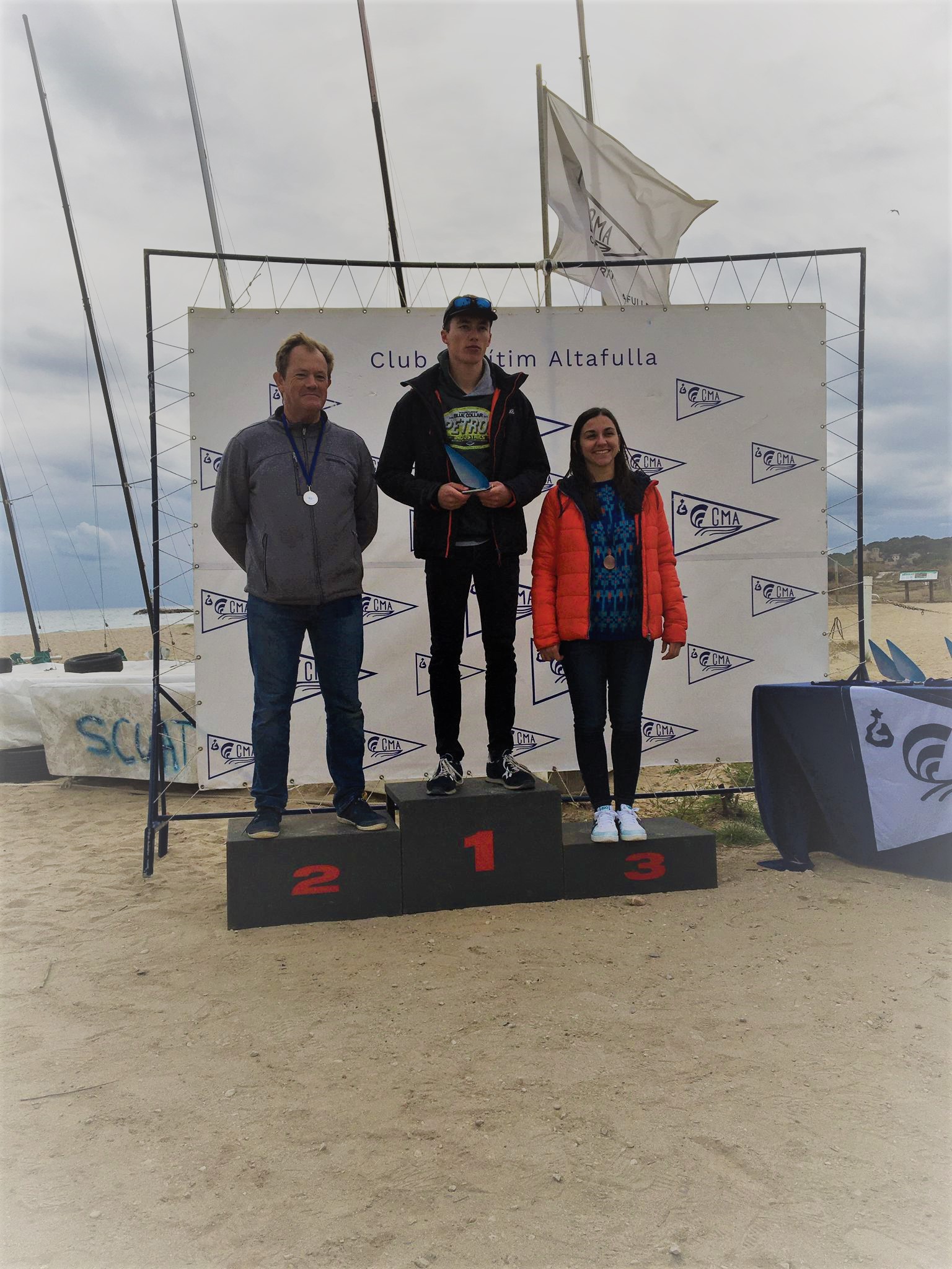Laura Cabezas sube al podio de Raceboard en Altafulla