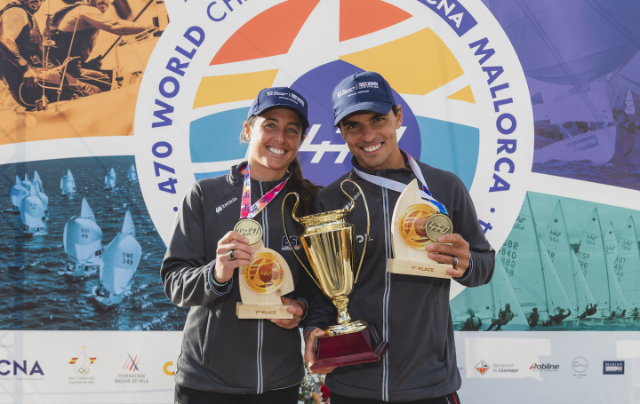 Nora Brugman, campeona del mundo de 470 en Palma.