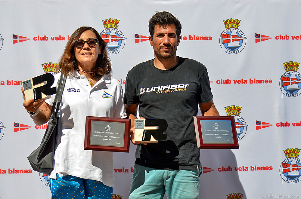 Curro Manchón i Anto Domínguez Campions d'Espanya de Raceboard.