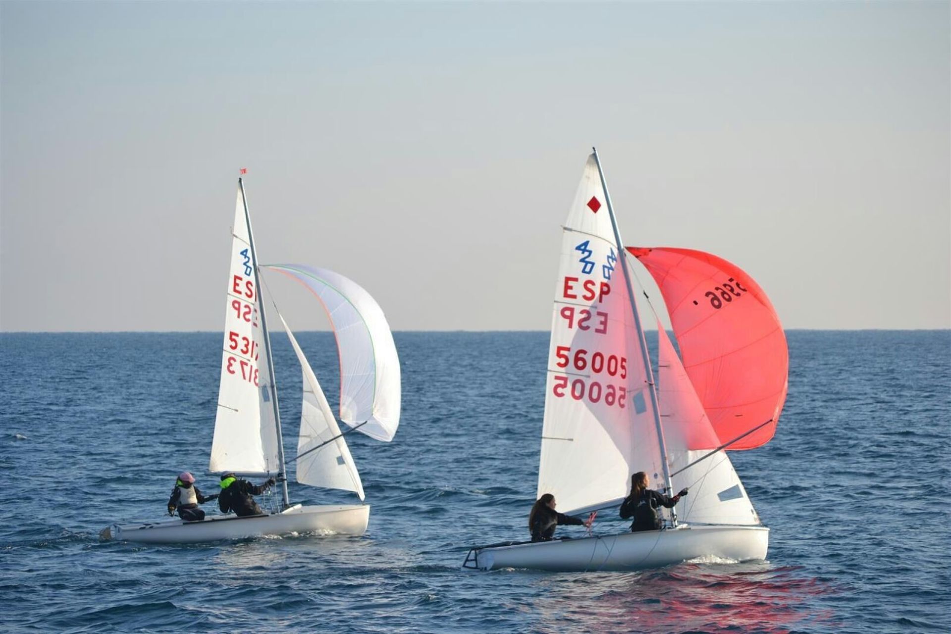 Amb una prova per sobre del calendari previst i a falta d'una jornada, Marta Torner/Quique Mir (CV Blanes/CN Port d'Aro) Campions de Catalunya classe 420 de forma provisional al IGPVB'17