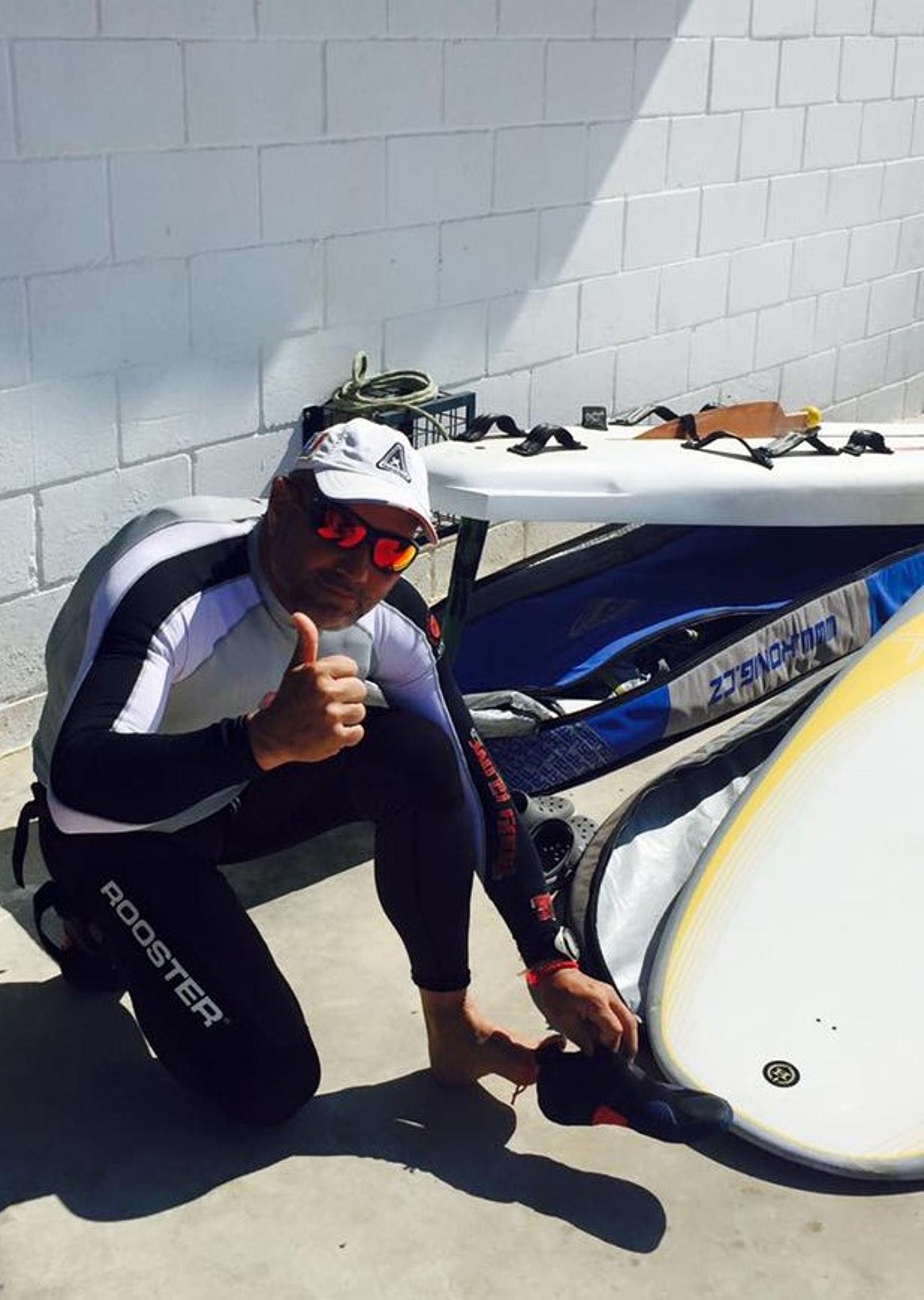 Luís Camacho del CVB, únic català de la classe Raceboard a la Olympic Week Comunitat Valenciana