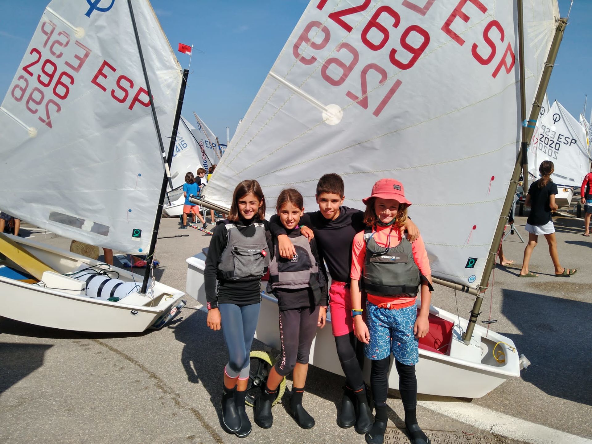 L’Equip de Regates classe Optimist inicia temporada amb la XX ATENA REGATA