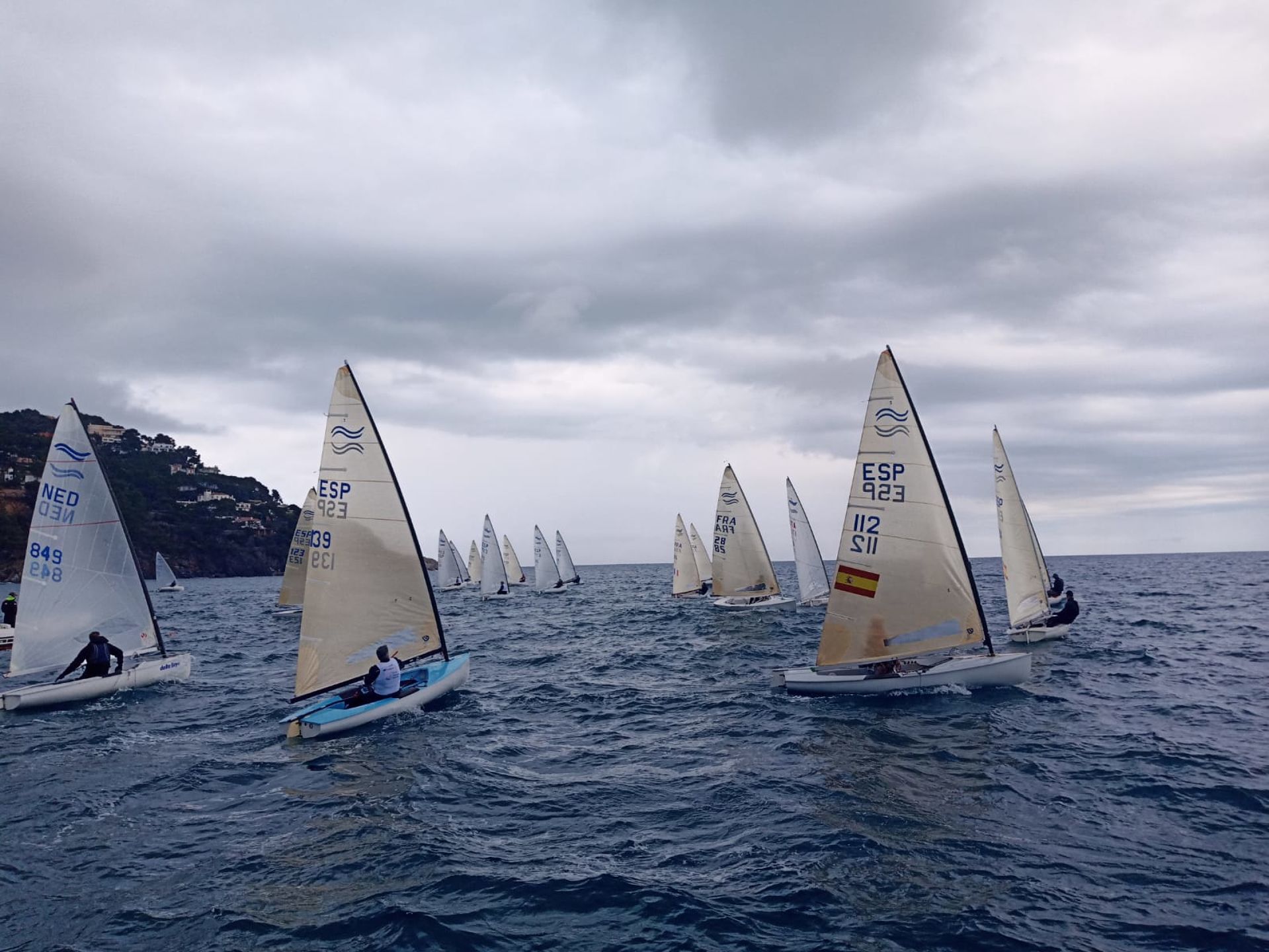  Àxel Muñoz participates in the Mediterranean Finn Cup