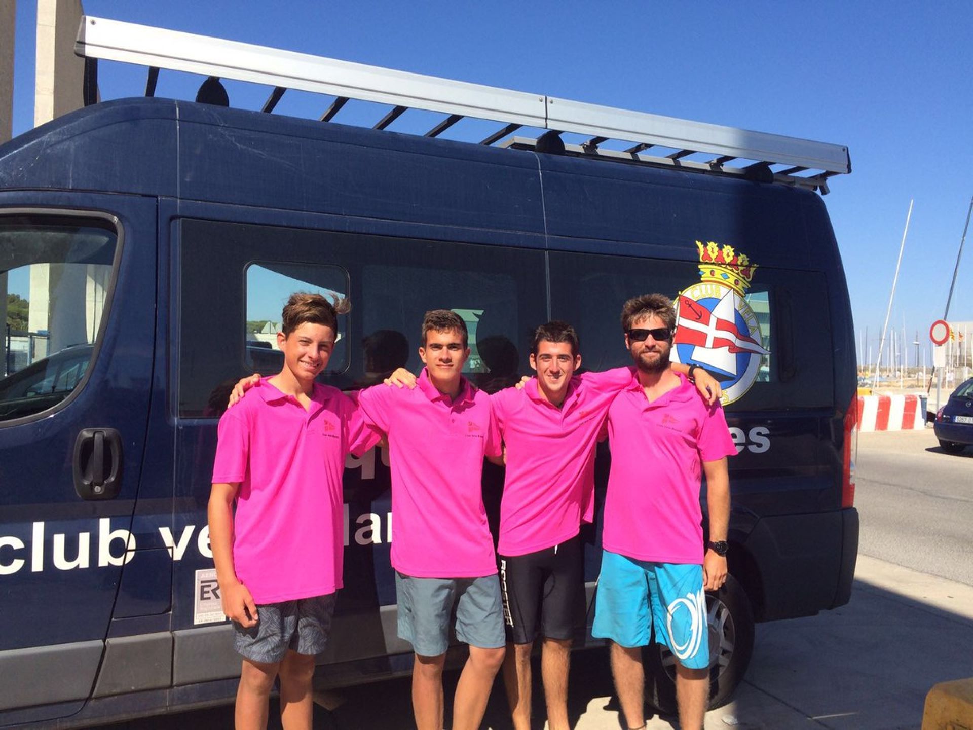 Part del nou Equip de Regates de la classe europe debuta al Campionat d'Espanya a Puerto Sherry
