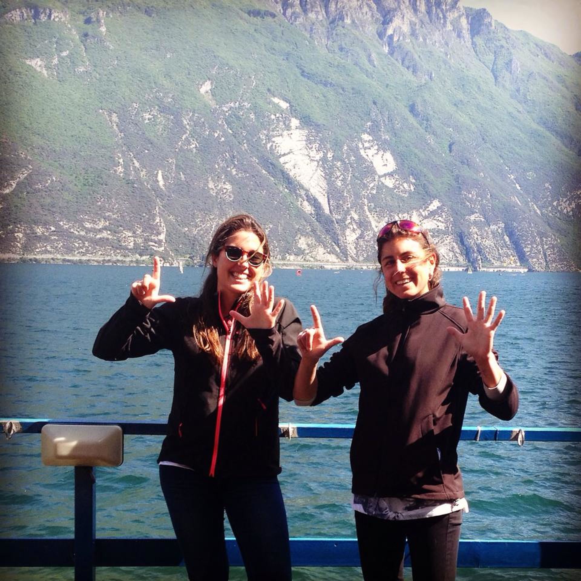 Nora Brugman setena a la Medal Race de la Garda Trentino Olympic Week