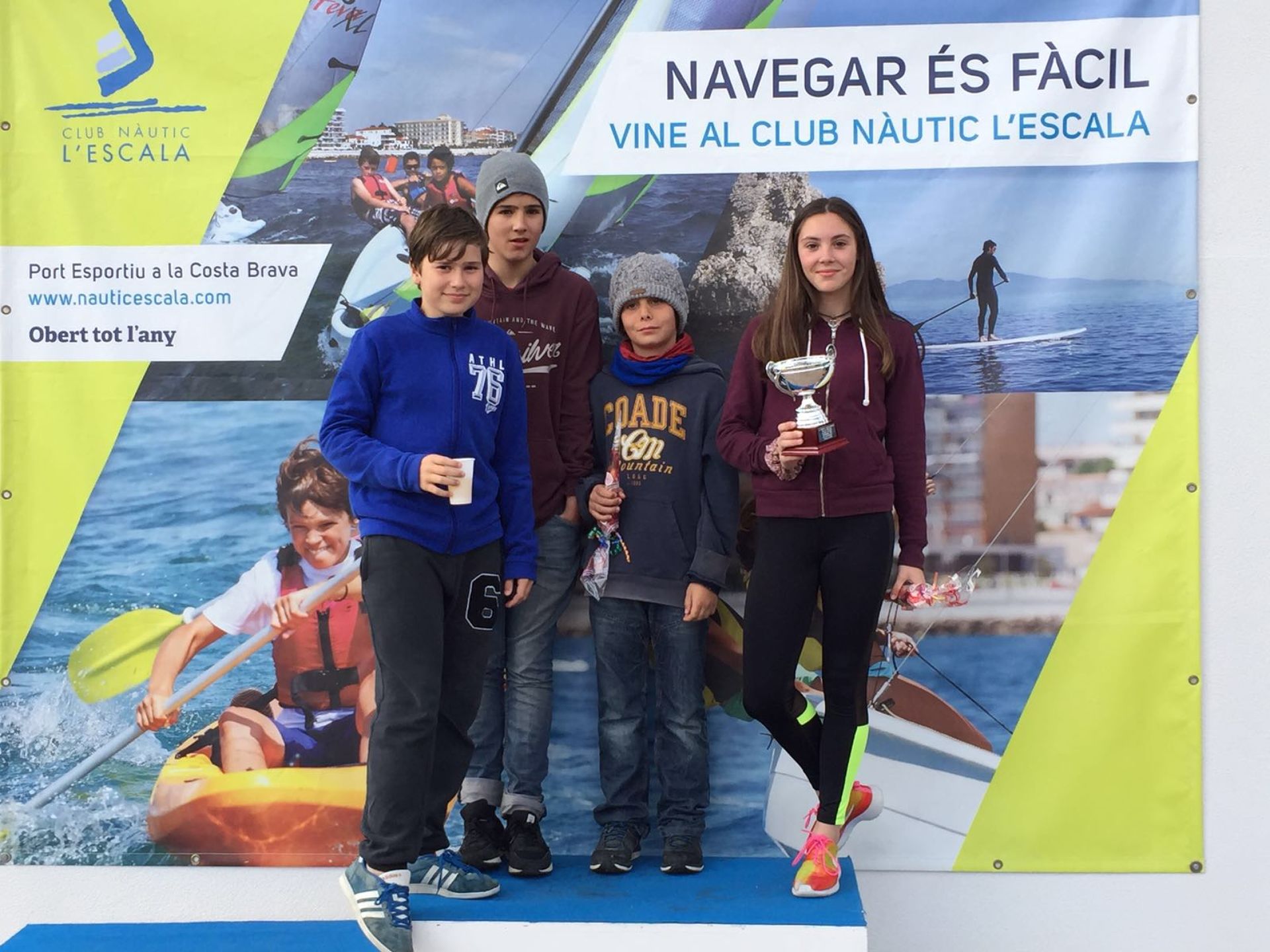 Georgina Vilar Campiona Femenina Optimist G-3 al VIII Costa Brava Sailing Meeting