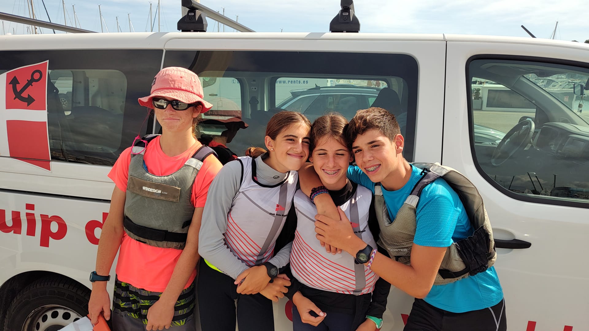 L’Equip de regates de la classe optimist debuta al CN L’Escala després de l’estiu.