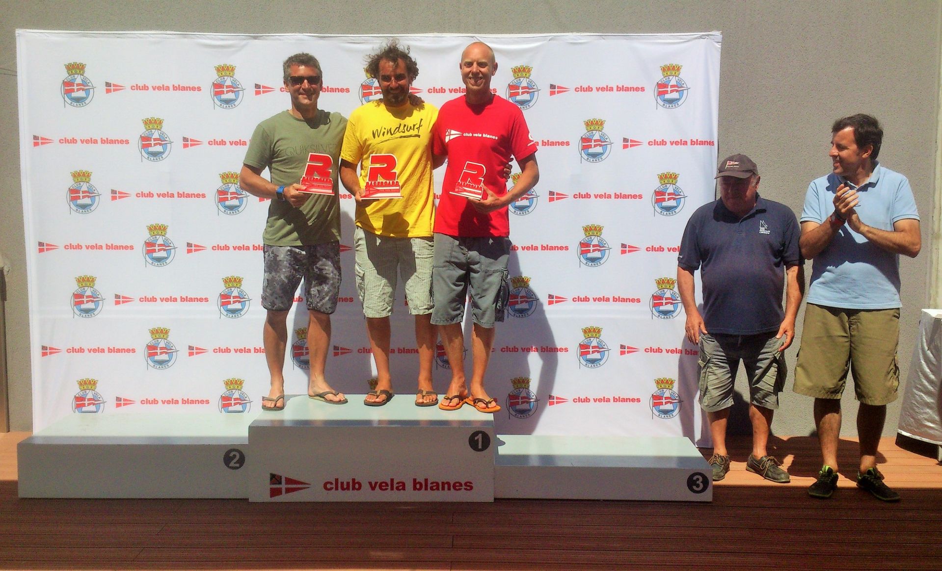 Toni Colomar es proclama Campió de Catalunya 2015 de Raceboard al Trofeu Estiu del Club Vela Blanes