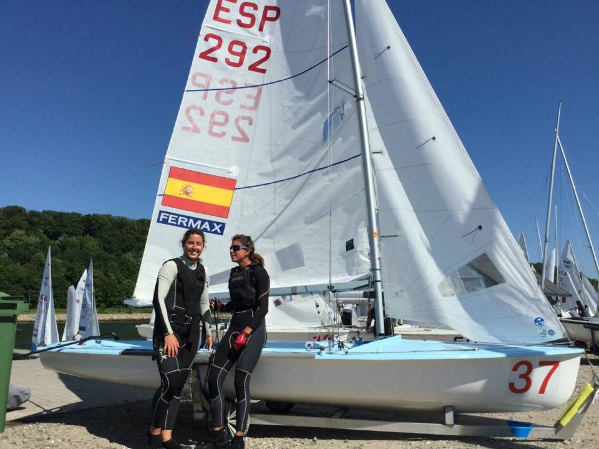 Nora Brugman i Àgueda Suria participen al Campionat d'Europa 470W a Aarhus, Dinamarca