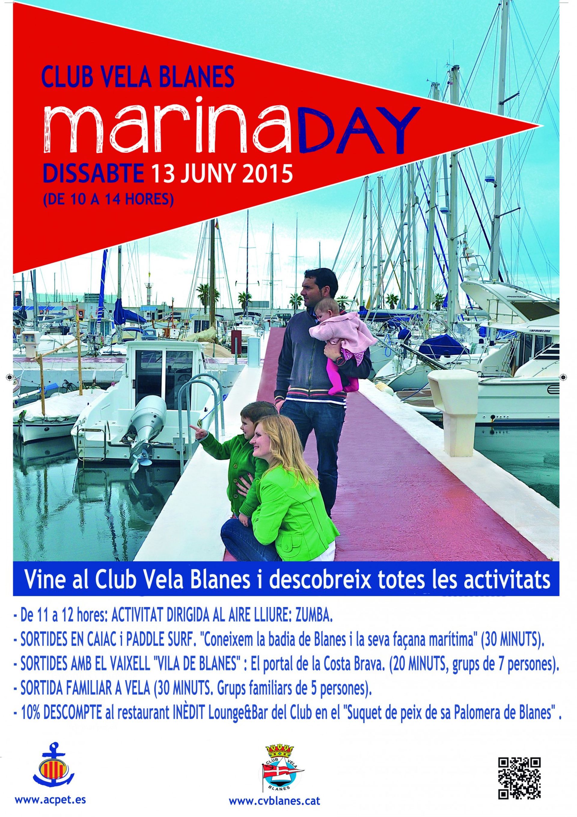 El Club de Vela Blanes participarà, dissabte 13 de juny, del