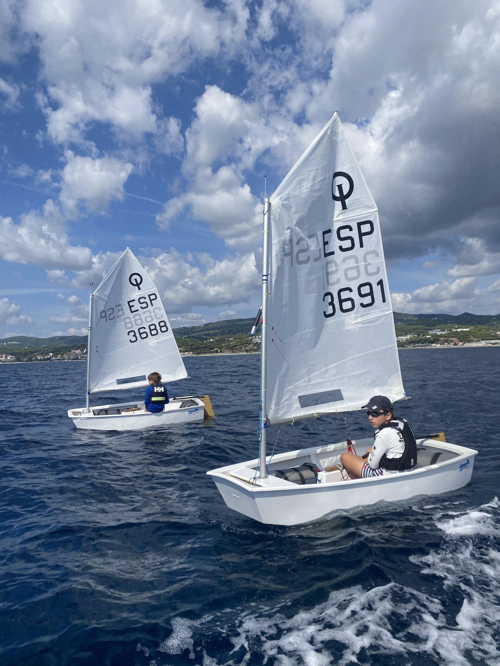 Els regatistes del Club de Vela Blanes sumen experiència al Memorial Estruch