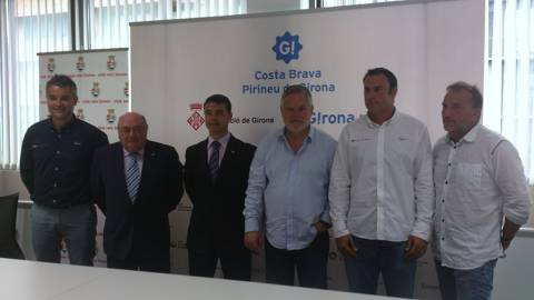 El Club de Vela Blanes presenta en roda de premsa el Mundial de Raceboard 2014 al Patronat de Turisme Costa Brava - 2