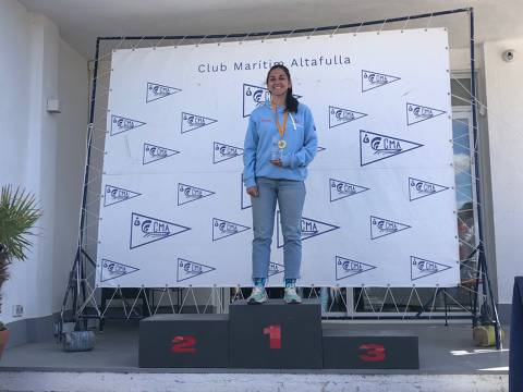 Laura Cabezas i Kim Figueras Campions de Catalunya de Raceboard. - 1