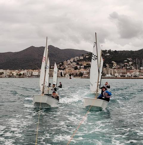 Max Piguillem subcampió de Catalunya d'Optimist, al Grup Plata, a Roses. - 2