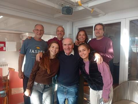 Emotiu homenatge a Eugeni Fernàndez, tot un veterà navegant del Club de Vela Blanes - 3