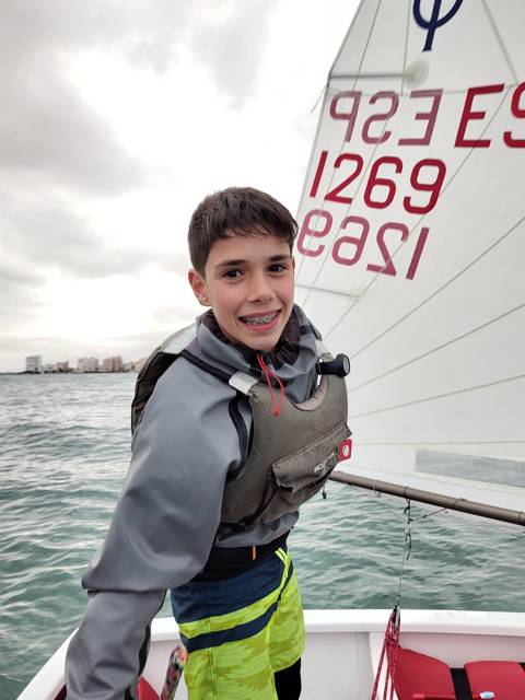 Max Piguillem subcampió de Catalunya d'Optimist, al Grup Plata, a Roses. - 3