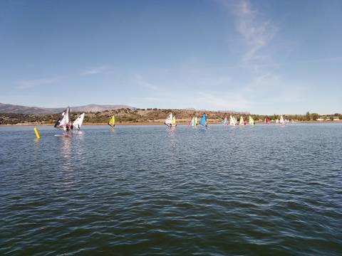 Jordi Bosch, Marc Tusquets i Lluís Colomé, podis a la I Copa Windsurfer Open de Madrid. - 3