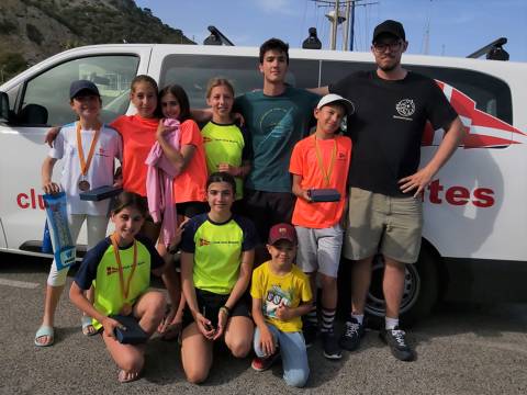 Tres podios en el Campeonato de Cataluña Optimist Grup 3 en Garraf