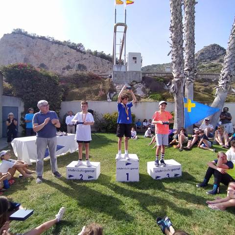 Tres podis al Campionat de Catalunya Optimist Grup 3 a Garraf - 2