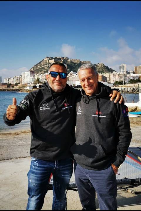 Jordi Bosch primer veterà i Luís Camacho 4rt màster de Raceboard a la VI Comunitat Valenciana Olympic Week