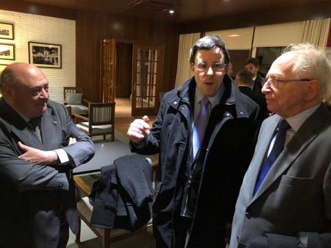 El president del CVB, Amadeu Nualart i Felip, guardonat al sopar de gala de la Nit del Dirigent de l'ACDE (Asociació Catalana de Dirigents Esportius) - 2