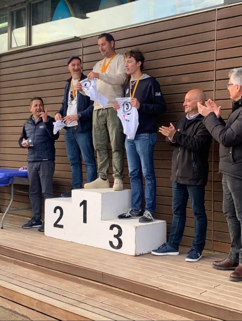 Quim Figueras Campió de Catalunya de Raceboard i Marc Tusquets subcampió de Windsurfer 2024. Jordi Bosch es fa amb el tercer lloc al podi.