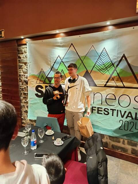 Emmanuel Onasa 2n amateur absolut i Erik Silva 3r Júnior sub-16 al Pirineus SUP Festival. - 3