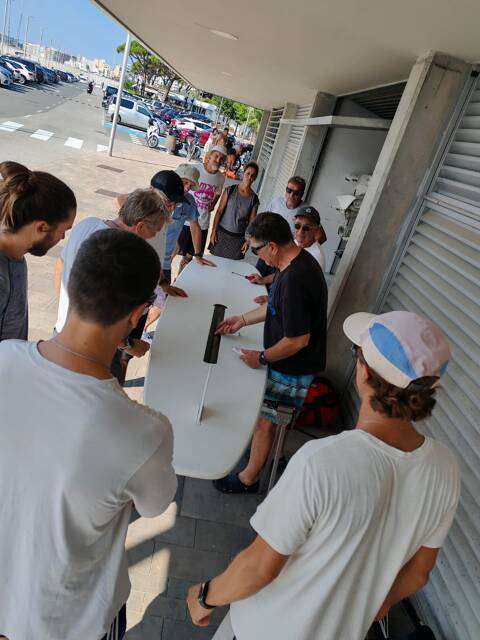 Intens dissabte amb el clínic de windsurfer dirigit per Guillermo Colomer a les nostres instal·lacions. - 1