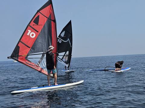 Intens dissabte amb el clínic de windsurfer dirigit per Guillermo Colomer a les nostres instal·lacions. - 5