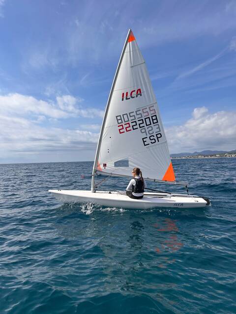 La flota de ILCA 4 del Club Vela Blanes participa en el Trofeu Emili Lledó d’Arenys. - 4