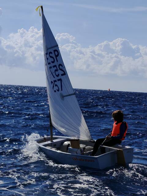 Nora, Kai i Max, participen en la seva primera N2 d’optimist amb 116 participants. - 3