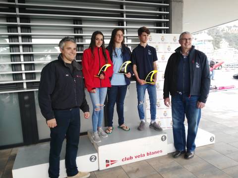 Marc Tusquets del CVB, a la classe Raceboard, Campió del Trofeu Primavera N2 - 7