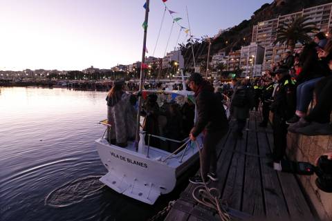 Els Reis d’Orient arriben a Blanes en el vaixell del Club de Vela - 3