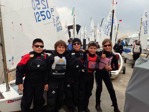 l'Equip del CVB competeix a la 3ª prova de la Optimist Excellence Cup al RCNT - 1