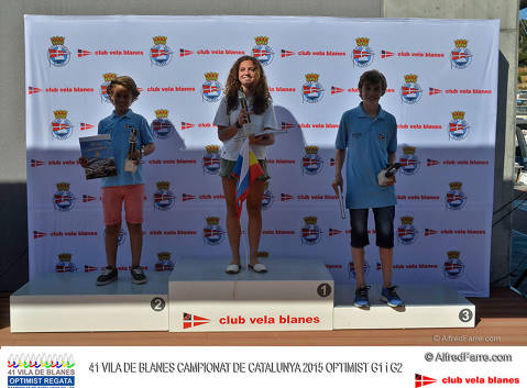 Arnau Gelpí i Nora García els nous Campions de Catalunya d'Optimist a Blanes - 3