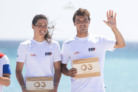 Xammar/Brugman, bronce en el 'test olímpico' del 470 mixto