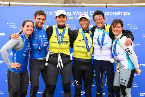 Nora Brugman y Jordi Xammar revalidan la plata al Mundial de 470 en La Haya - 2