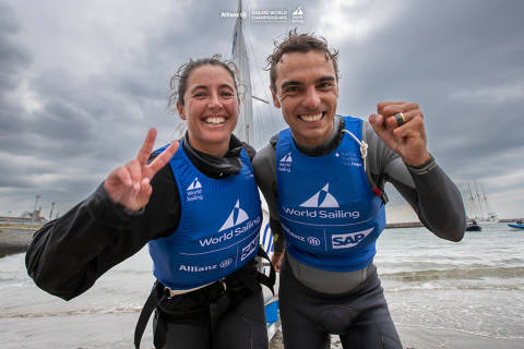 Nora Brugman i Jordi Xammar revaliden la plata al Mundial de 470 a la Haia - 3