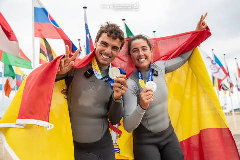 Nora Brugman i Jordi Xammar revaliden la plata al Mundial de 470 a la Haia - 7